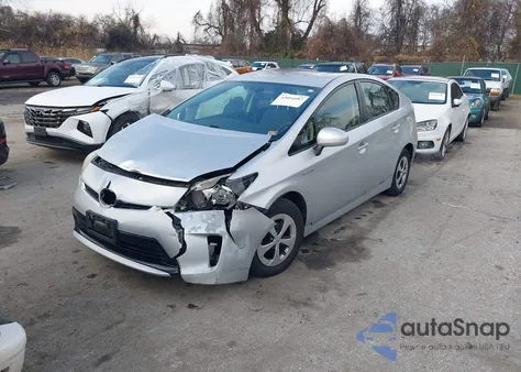 2012 Toyota Prius Two из США, поврежденный, VIN JTDKN3DUXC5462968